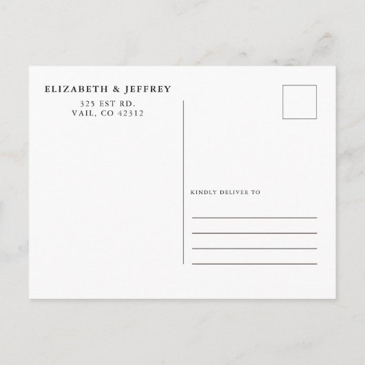 ボタニッ素朴ク秋の秋日付を保存 案内ポストカード (裏面)