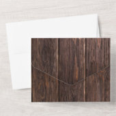 ボタニッ素朴ク結婚シダ オールインワン招待状 (裏面)