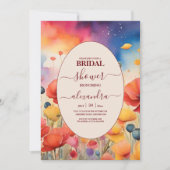 ボタニッ素朴ク緑化ブライダルシャワー 招待状 (正面)