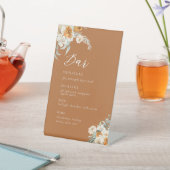 ボタニッ結婚クのバーの署名ドリンクの看板 台座サイン (インサイチュ)