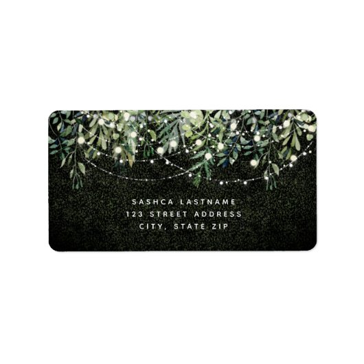 ボタニッ結婚クウッドの緑の結婚光 ラベル (正面)