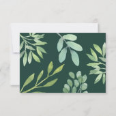 ボタニッ結婚クス 出欠カード (裏面)