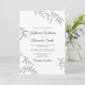 ボタニッ結婚クス 招待状 (スタンド正面)