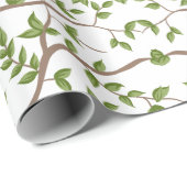 ボタニッ結婚クパーソナライズされた住所 シール ラッピングペーパー (ロールコーナー)