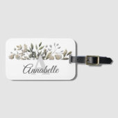 ボタニッ葉クモノグラムのラゲッジタグ ラゲッジタグ (正面横)