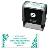 ボタニッ離れク・フレーム、ビジネス、個人用アドレス セルフインキングスタンプ (インサイチュ)