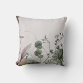 ボタニミニマルカルプリント クッション (正面)