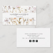 ボタニモダンカル名台帳型名刺名刺 名刺 (正面/裏面)