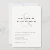 ボタニモダンカル結婚式招待状 招待状 (正面)