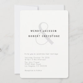 ボタニモダンカル結婚式招待状 招待状