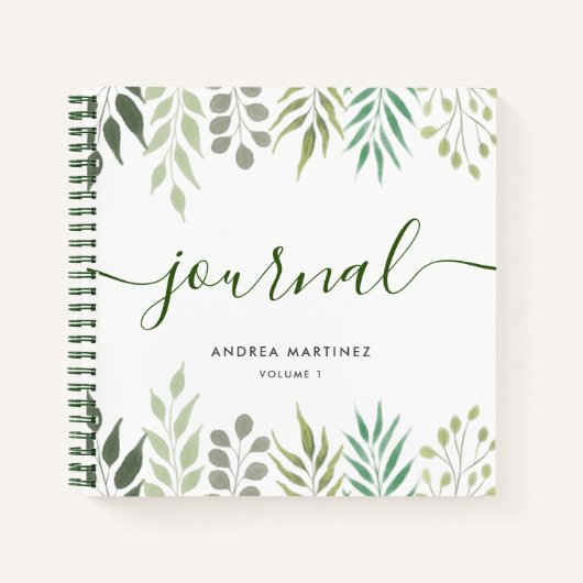 ボタニモダンカル葉オデス雑誌 ノートブック (正面)