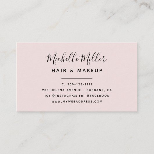 ボタニモダンカル赤面 名刺 (裏面)