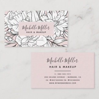 ボタニモダンカル赤面 名刺