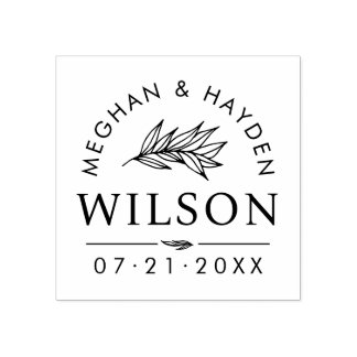 ボタニモダンック結婚ス |日付カスタムの保存 ラバースタンプ