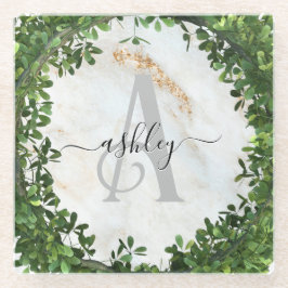 ボタニユニークカルパーソナライズされたテーマ付きキーチェーン ガラスコースター