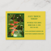ボタニーグリーン植物子供部屋熱帯植物 名刺 (正面)
