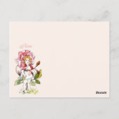 ボタニーコレクターヴィンテージバラガールプラント情報 ポストカード (裏面)