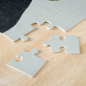 ボタニーポートレート – 緑の女性 ジグソーパズル (側面)