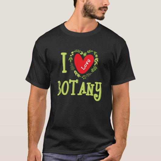 ボタニー植物園芸が大好き Tシャツ (正面)