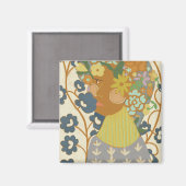 ボタニー美しい マグネット (正面/裏面)