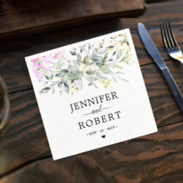 ボタニ素朴カルテーマ | ユーカリ結婚プス スタンダードカクテルナプキン