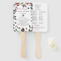 ボタニ素朴カル結婚式 プログラム