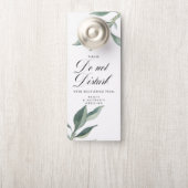 ボタニ葉カル結婚のサインを邪魔しない ドアノブサイン (ノブ)