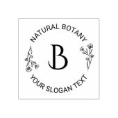 ボタニ離れカルモダンカスタムタイポグラフィ ラバースタンプ (インプリント)