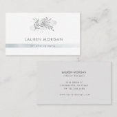 ボタニ魅力的カルミニマル名刺 名刺 (正面/裏面)