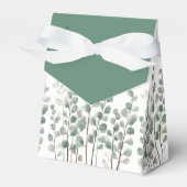 ボタパーソナライズされたエレガントニカル結婚式の引き出物箱 フェイバーボックス (正面サイド)