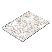 ボタミニマルニカルアートシームレスパターン。熱帯m ノートブック (左側)