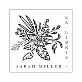 ボタモダンニカルエックスライブラリ名前をカスタムする本 ラバースタンプ (インプリント)