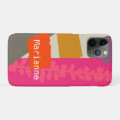 ボタモダンニカルシルエ芸術的ットカラーブロック Case-Mate iPhoneケース (裏面(横))