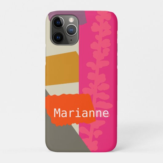 ボタモダンニカルシルエ芸術的ットカラーブロック Case-Mate iPhoneケース (裏)