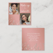 ボタモダンニカルダスティバラボホフォトスクリプト スクエア名刺 (正面/裏面)