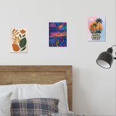 ボタモダンニカルナセアートプリント (寝室)