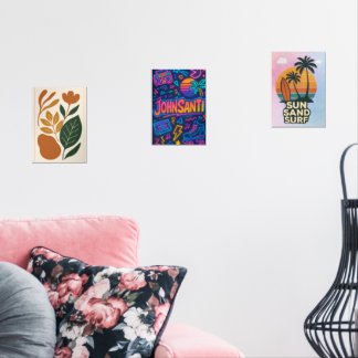 ボタモダンニカルナセアートプリント