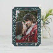 ボタモダンニカルハンターグリーン2024クリスマスフォト シーズンカード (スタンド正面)