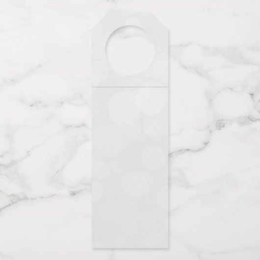 ボタモダンニカルラインアート結婚式の引き出物ありがとう ボトルネックタグ (裏面)