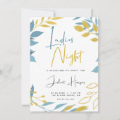 ボタモダンニカルレディースナイトバチェロレッテ 招待状 (正面)