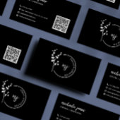 ボタモダンニカルロエレガントゴQRコード 名刺