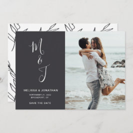 ボタモダンニ結婚カルの写真を保存 セーブザデート