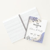 ボタモダンミニマルニカルア結婚ートズゲストブック ノートブック (内部)