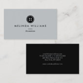 ボタモダンンのロゴシーストレス、裁縫、テーラーII 名刺 (正面/裏面)