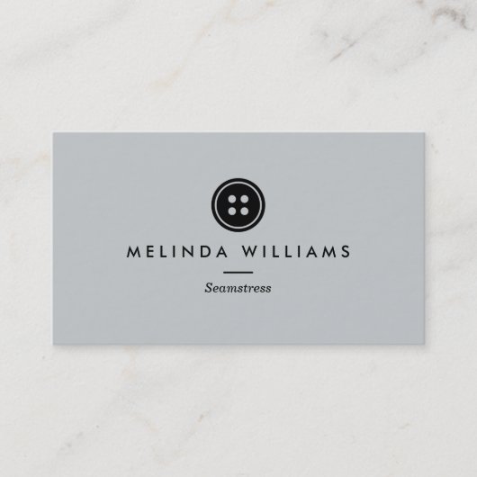 ボタモダンンのロゴシーストレス、裁縫、テーラーII 名刺 (正面)