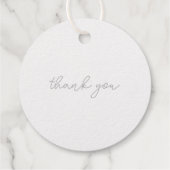 ボタモダンンエレガントイニシャル結婚ズモノグラム フェイバータグ (裏面)