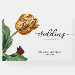 ボタモダンンミニマル・チューリ結婚ップ ゲストブック