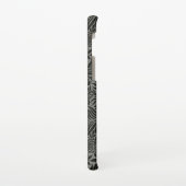 ボタモノグラムのンパーソナライズされたカルブラックとグレー SAMSUNG GALAXYケース (左側)