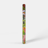 ボタユニークニカルピンクカンガルー前花 SAMSUNG GALAXYケース (右側面)