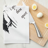 ボタンが1単語である キッチンタオル (四つ折り)